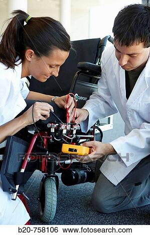 Health and Quality of life Unit researchers developing a control system for intelligent power wheelchair, FIK technology research program for aged and disabled people. Fatronik-Tecnalia, Research and Technology Center, Donostia, Basque Country, Spain View Large Photo Image Stock Photograph - Health and Quality of life Unit researchers developing a control system for intelligent power wheelchair, FIK technology research program for aged and disabled people. Fatronik-Tecnalia, Research and Technology Center, Donostia, Basque Country, Spain. Fotosearch
