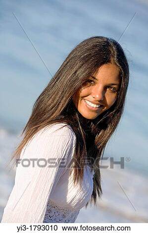 Healthy, happy girl smiles at Makena, Maui, Hawaii View Large Photo Image Stock Image - Healthy, happy girl smiles at Makena, Maui, Hawaii. Fotosearch