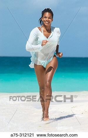 healthy woman running View Large Photo Image Stock Image - healthy woman running. Fotosearch