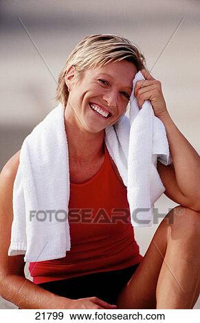 Stock Photo - Healthy woman. Fotosearch
