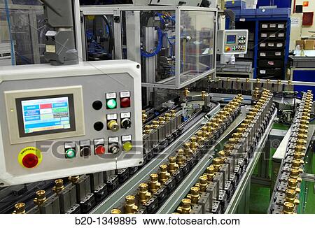 Stock Photography - Heating valves manufacturing, Gipuzkoa, Euskadi, Spain. Fotosearch