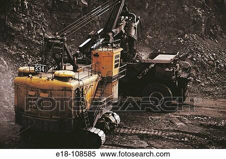 Heavy equipment loading coal at Brinco coal mine, Sparwood. British Columbia, Canada View Large Photo Image Stock Photography - Heavy equipment loading coal at Brinco coal mine, Sparwood. British Columbia, Canada. Fotosearch