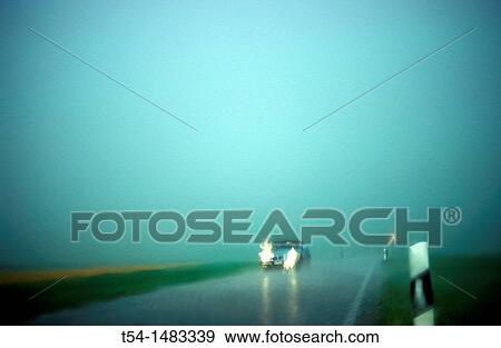 Heavy rain during the car ride View Large Photo Image Stock Photo - Heavy rain during the car ride. Fotosearch