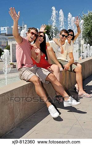 Hello guys sitting on that wall. View Large Photo Image Stock Image - Hello guys sitting on that wall.. Fotosearch