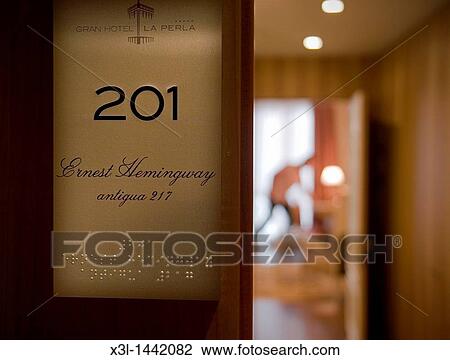 Hemingway bedroom, La Perla Hotel Pamplona Navarra Spain View Large Photo Image Stock Image - Hemingway bedroom, La Perla Hotel Pamplona Navarra Spain. Fotosearch