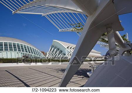 Hemisferic on the left and Principe Felipe Science Musem on the right, City of Arts and Sciences, Valencia, Comunidad Valenciana, Spain View Large Photo Image Stock Image - Hemisferic on the left and Principe Felipe Science Musem on the right, City of Arts and Sciences, Valencia, Comunidad Valenciana, Spain. Fotosearch