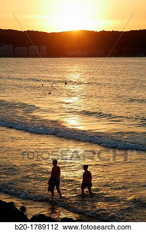 Hendaye, Aquitaine, Pyrenees Atlantiques, France. View Large Photo Image Stock Image - Hendaye, Aquitaine, Pyrenees Atlantiques, France.. Fotosearch