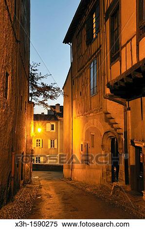 Stock Photography - Henry IV? s house, Espagne street Auch Gers department, Midi-Pyrenees, southwest of France, Europe. Fotosearch