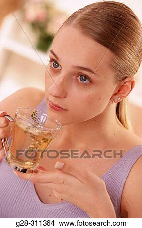 Picture - Herbal tea. Fotosearch