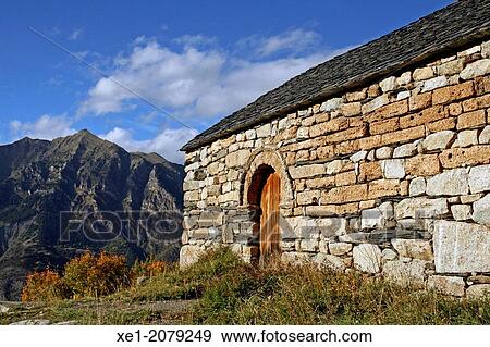 Hermitage of Sant Quirc, Ta? ll, Vall de Boi, Pyrenees, Catalonia, Spain View Large Photo Image Stock Photo - Hermitage of Sant Quirc, Ta? ll, Vall de Boi, Pyrenees, Catalonia, Spain. Fotosearch