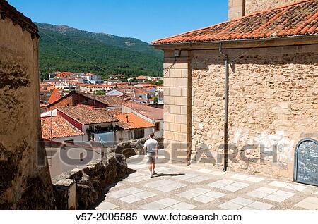 Hervas, Caceres province, Extremadura, Spain. View Large Photo Image Stock Photography - Hervas, Caceres province, Extremadura, Spain.. Fotosearch