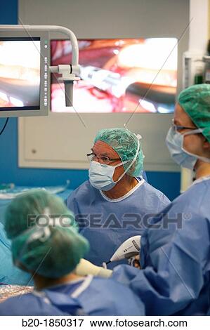Hiatal Hernia Surgery, Laparoscopy, General Emergency Surgery, Operating Theatre, Donostia Hospital, San Sebastian, Donostia, Gipuzkoa, Basque Country, Spain View Large Photo Image Stock Photo - Hiatal Hernia Surgery, Laparoscopy, General Emergency Surgery, Operating Theatre, Donostia Hospital, San Sebastian, Donostia, Gipuzkoa, Basque Country, Spain. Fotosearch