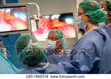 Hiatal Hernia Surgery, Laparoscopy, General Emergency Surgery, Operating Theatre, Donostia Hospital, San Sebastian, Donostia, Gipuzkoa, Basque Country, Spain View Large Photo Image Stock Photo - Hiatal Hernia Surgery, Laparoscopy, General Emergency Surgery, Operating Theatre, Donostia Hospital, San Sebastian, Donostia, Gipuzkoa, Basque Country, Spain. Fotosearch