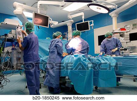 Hiatal Hernia Surgery, Laparoscopy, General Emergency Surgery, Operating Theatre, Donostia Hospital, San Sebastian, Donostia, Gipuzkoa, Basque Country, Spain View Large Photo Image Stock Photography - Hiatal Hernia Surgery, Laparoscopy, General Emergency Surgery, Operating Theatre, Donostia Hospital, San Sebastian, Donostia, Gipuzkoa, Basque Country, Spain. Fotosearch