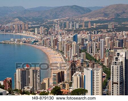 High buildings in Benidorm (Spain) View Large Photo Image Stock Image - High buildings in Benidorm (Spain). Fotosearch