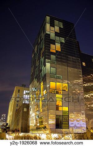 High Line park building in New York City, NY USA View Large Photo Image Stock Photo - High Line park building in New York City, NY USA. Fotosearch