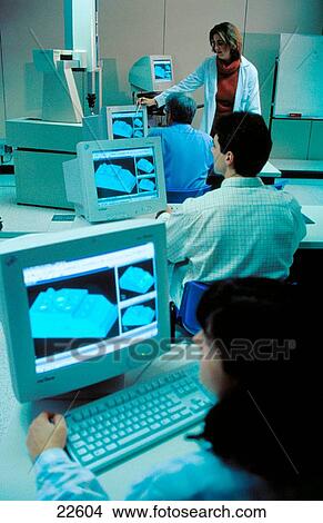 High precision metrology. 3D measuring software training. Coordinate measuring machine View Large Photo Image Picture - High precision metrology. 3D measuring software training. Coordinate measuring machine. Fotosearch