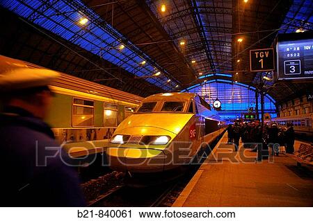 High speed TGV train at Gare Saint-Jean, Bordeaux. Gironde, Aquitaine, France View Large Photo Image Stock Image - High speed TGV train at Gare Saint-Jean, Bordeaux. Gironde, Aquitaine, France. Fotosearch