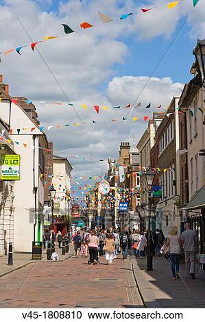 High Street, Rochester, Kent, England, UK. View Large Photo Image Stock Image - High Street, Rochester, Kent, England, UK.. Fotosearch