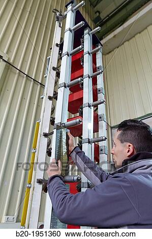 Stock Image - High Voltage Electric Laboratory. Certification of electrical equipment. Technological Services to Industry. Tecnalia Research & innovation, Bizkaia, Basque Country, Spain.. Fotosearch