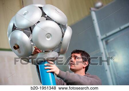 Stock Photo - High Voltage Electric Laboratory. Certification of electrical equipment. Technological Services to Industry. Tecnalia Research & innovation, Bizkaia, Basque Country, Spain.. Fotosearch