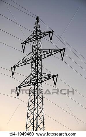High-voltage transmission line View Large Photo Image Stock Image - High-voltage transmission line. Fotosearch