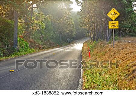 Stock Image - Highway One looking south at Stewarts Point, Sonoma County, California, USA. Fotosearch