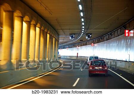 Highway. Tunnel. Bilbao. Bizkaia. Basque country. Spain. View Large Photo Image Stock Image - Highway. Tunnel. Bilbao. Bizkaia. Basque country. Spain.. Fotosearch