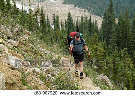 hiker in Yoho National Park, Yoho, BC, Canada View Large Photo Image Stock Image - hiker in Yoho National Park, Yoho, BC, Canada. Fotosearch