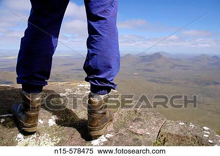 Hiker on top of the world - Mt Toolbrunup, Stirling Range National Park, Western Australia View Large Photo Image Stock Photography - Hiker on top of the world - Mt Toolbrunup, Stirling Range National Park, Western Australia. Fotosearch