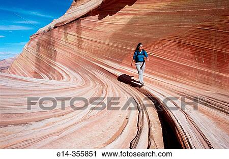 Hiking. The Waves", Coyote Buttes, Paria wilderness. Arizona. USA. " View Large Photo Image Stock Image - Hiking. The Waves", Coyote Buttes, Paria wilderness. Arizona. USA. ". Fotosearch