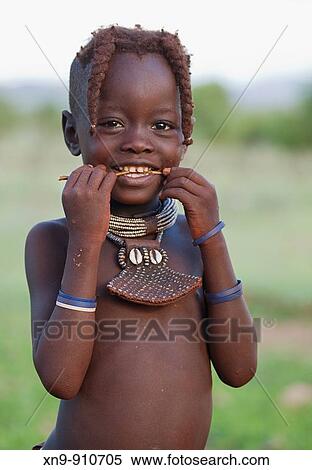 Himba girl Kaokoland, Namibia View Large Photo Image Stock Photography - Himba girl Kaokoland, Namibia. Fotosearch