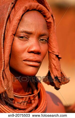 Himba woman, Kaokoland, Kunene region, Namibia. View Large Photo Image Stock Image - Himba woman, Kaokoland, Kunene region, Namibia.. Fotosearch