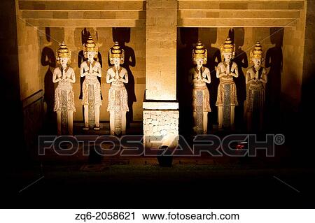 Stock Image - Hindu Statues in Jimbaran on Bali, Indonesia.. Fotosearch