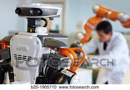 HIRO robot, Humanoid robot for automotive assembly tasks in collaboration with people and and LWR robot, using haptic teleoperation with force feedback View Large Photo Image Stock Image - HIRO robot, Humanoid robot for automotive assembly tasks in collaboration with people and and LWR robot, using haptic teleoperation with force feedback. Fotosearch