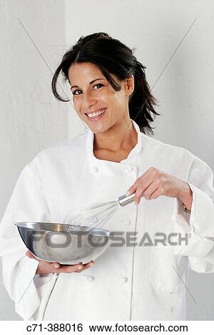 Stock Photograph - Hispanic chef. Fotosearch