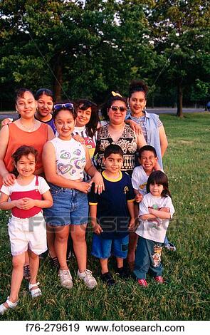 Hispanic family View Large Photo Image Stock Photo - Hispanic family. Fotosearch