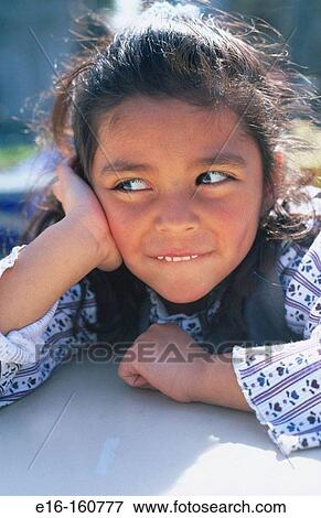 Hispanic girl View Large Photo Image Stock Photo - Hispanic girl. Fotosearch
