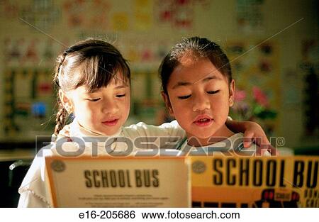 Stock Photograph - Hispanic school kids. Fotosearch