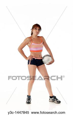 Stock Photography - Hispanic soccer girl. Fotosearch