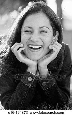 Hispanic student laughing View Large Photo Image Stock Image - Hispanic student laughing. Fotosearch