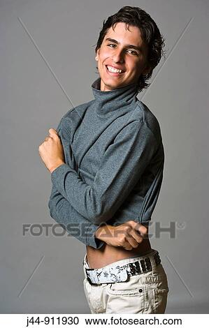 Hispanic teenage boy 15-16, smiling, portrait View Large Photo Image Stock Image - Hispanic teenage boy 15-16, smiling, portrait. Fotosearch