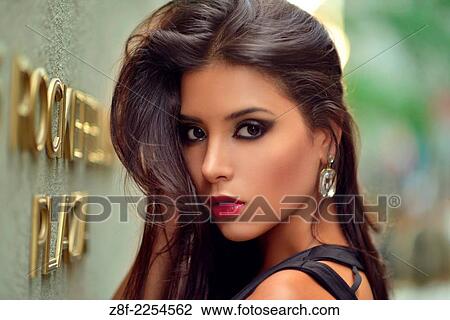 Hispanic woman in the streets of New York. View Large Photo Image Stock Image - Hispanic woman in the streets of New York.. Fotosearch