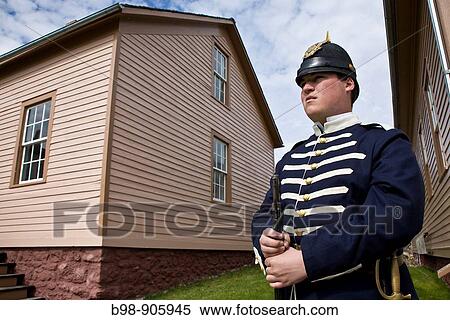Historic Fort Mackinac an 1880's US Army fort with historic interpreters on Mackinac Island, Michigan View Large Photo Image Stock Photography - Historic Fort Mackinac an 1880's US Army fort with historic interpreters on Mackinac Island, Michigan. Fotosearch