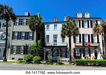 Historic homes and residential dwellings the East and South Battery section in Charleston South Carolina SC circa 1775 buildings View Large Photo Image Stock Image - Historic homes and residential dwellings the East and South Battery section in Charleston South Carolina SC circa 1775 buildings. Fotosearch