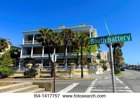 Historic homes and residential dwellings the East and South Battery section in Charleston South Carolina SC circa 1775 buildings View Large Photo Image Stock Photo - Historic homes and residential dwellings the East and South Battery section in Charleston South Carolina SC circa 1775 buildings. Fotosearch