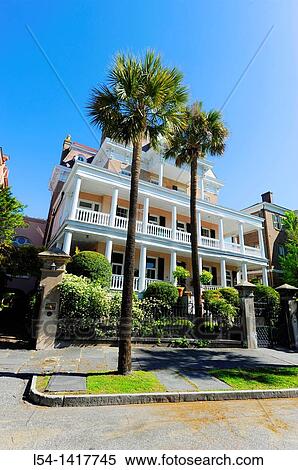 Historic homes and residential dwellings the East and South Battery section in Charleston South Carolina SC circa 1775 buildings View Large Photo Image Stock Photography - Historic homes and residential dwellings the East and South Battery section in Charleston South Carolina SC circa 1775 buildings. Fotosearch