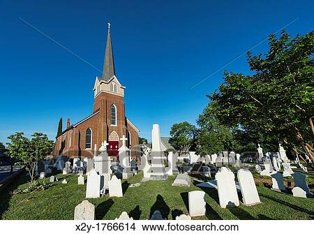 Picture - Historic St Peter's Episcopal Church, Lewes, Delaware, USA. Fotosearch
