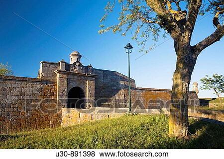 Historic Village of Almeida, in Beira Alta Guarda District Portugal View Large Photo Image Stock Photo - Historic Village of Almeida, in Beira Alta Guarda District Portugal. Fotosearch