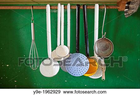 Historical culinary utensils, Germany. View Large Photo Image Stock Photo - Historical culinary utensils, Germany.. Fotosearch